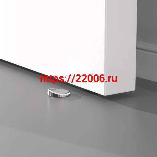 Упор Armadillo (Армадилло) дверной скрытый MAX INOX/2