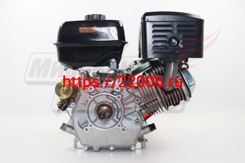 Двигатель HEMEN 18,5 л.с. с катушкой 11А132Вт 192F-2E (458 см3) электростартер, вал 25 мм фото 5