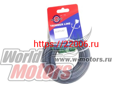 Леска триммерная (4,0*15м) DUAL (круг с сердечником) Леска триммерная (4,0*15м) DUAL (круг с сердечником)