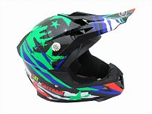 Мотошлем YM-211 KIDS Cross черный/freedom (M)