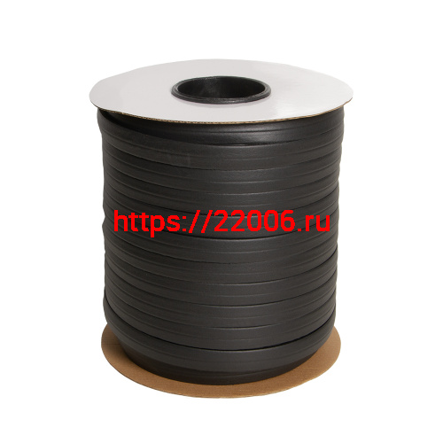 Уплотнитель Fuaro (Фуаро) без клеевой основы WADH/D-9x7,5mm, BLACK черный 100 m фото 2