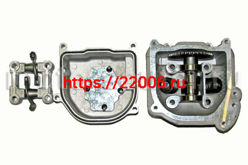 Головка цилиндра 139QMB d-47мм 70сс в сборе (клапана d=16/18.5, рокера, распредвал, крышка) TMMP