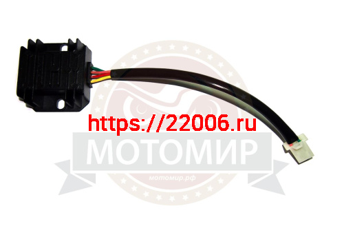 Реле регулятор с проводом 4 конт. мал. колодка (штырь) ADVENTURE (31030003) Реле регулятор с проводом 4 конт. мал. колодка (штырь) ADVENTURE (31030003)