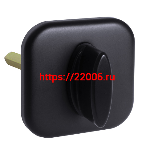 Ручка Fuaro (Фуаро) поворотная BKW8x75.K.TRD62 BL-24 черный ПЛАСТИК