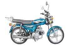 Мопед KT50 Alpha(ЭКОНОМ-2)(Тюнинг)(обод литой,перед.,зад.покрыш-дорожные,пластм.поворотники) МОРСКАЯ ВОЛНА