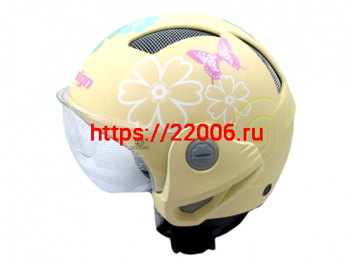 Мотошлем THH T-9 №2 matte cream/white (XS)