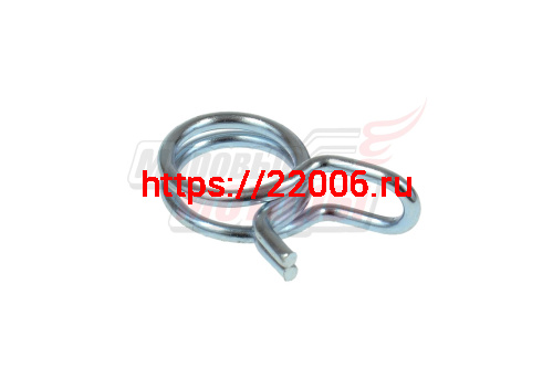 Хомут шланга пружинный, проволочный, двойной, диаметр 18 мм