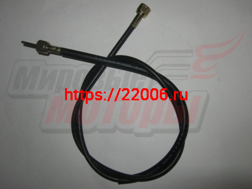 Трос спидометра QT-18A (квадрат, гайка) L=1000mm/ Racer Lupus, WM Mantis, Scorpion, Rapiras,YB50QT-9
