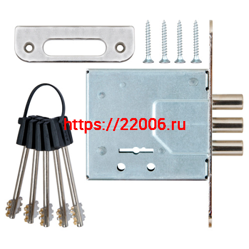 Замок Sam (Сам) врезной сувальдный ЗВ8-8У/15, 5 кл. /79600/ фото 2