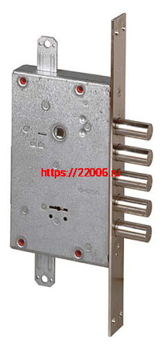 Замок Cisa (Чиза) врезной сувальдный 57.525.48 (инд. упаковка), ключ 40 мм