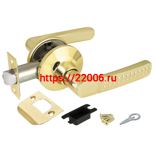 Ручка Punto (Пунто) защелка DK626 PB-PS (6026 PB-P) (без фик.) золото