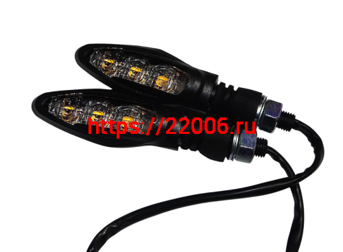 Боковой фонарь (LED) (компл. - 1 пар) COBRA SRM, передний (32030302+32020304)