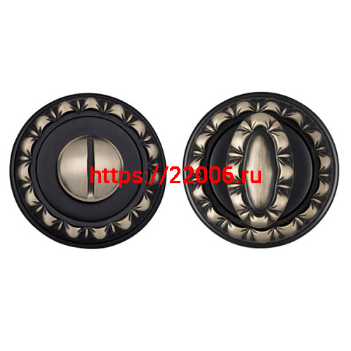 Ручка Punto (Пунто) поворотная BK6 MT OBL-20 античный черный