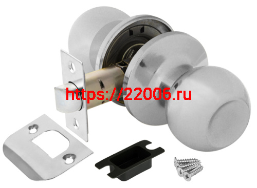 Ручка Fuaro (Фуаро) защелка DK672/BL CP-PS (672/BL CP-P) ( без фик.) хром