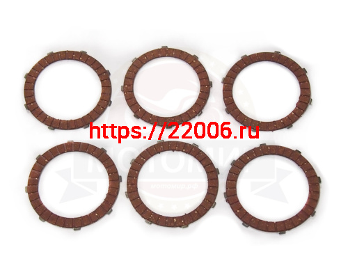 Диск сцепления Иж  ПРОБКОВЫЕ SDTW Импорт в КОРОБОЧКЕ (компл. 6шт)