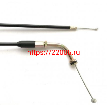Трос газа мото CB/CG/ZS 125/150/200 куб./Sonic 125-J, 1000 мм Трос газа мото CB/CG/ZS 125/150/200 куб./Sonic 125-J, 1000 мм