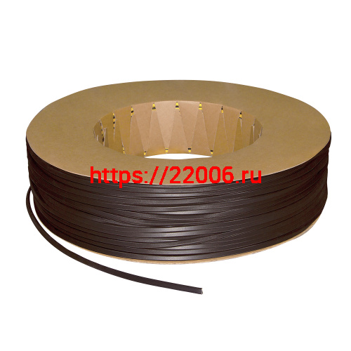 Самоклеящийся Fuaro (Фуаро) уплотнитель ППУ (14,5x16,5 мм), коричневый (400 м) фото 2