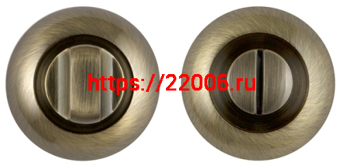 Ручка Ajax (Аякс) поворотная BK6.R.JR54 (BK6 JR) ABG-6 зелёная бронза