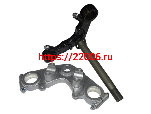 Траверса ROADSTER RA1 в сборе, верхняя+нижняя с осью (71101-J0E6-C10088+71120-J0E6-C1006N)