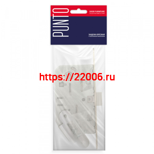 Защелка Punto (Пунто) врезная PL96WC-50 CP (хром) фото 2