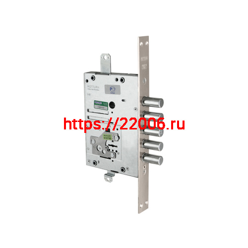 Замок Mottura (Моттура) врезной сувальдный 52.J525M-S MyKey (левый), ключ 60 мм, без накл.