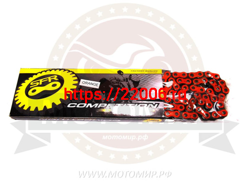 Цепь (428H) SFR -100 зв. приводная усиленная, цвет ОРАНЖЕВАЯ (SIGMA (98)) (Н) Цепь (428H) SFR -100 зв. приводная усиленная, цвет ОРАНЖЕВАЯ (SIGMA (98)) (Н)