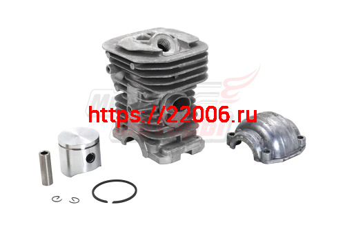 Поршневая группа Husqvarna 136,137 (в сборе) 38сс С крышкой коленвала