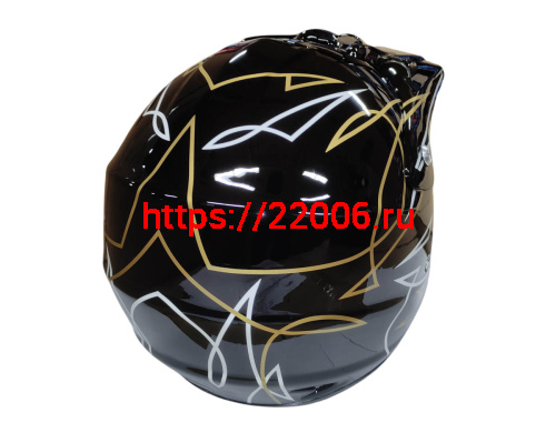 Шлем кроссовый KIRIN QL-128, оранж, красный, черный, оранж-черн, размер S фото 5