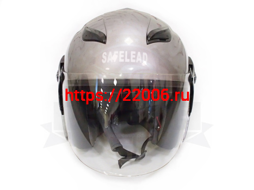Шлем открытый "Safelead" HF-255В "колобки" Honda Grey размер M фото 3 Шлем открытый "Safelead" HF-255В "колобки" Honda Grey размер M фото 3